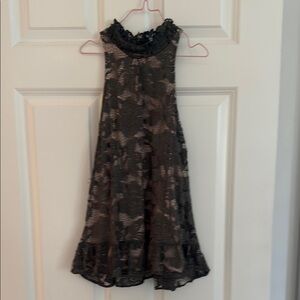 Forest Green Lace Top